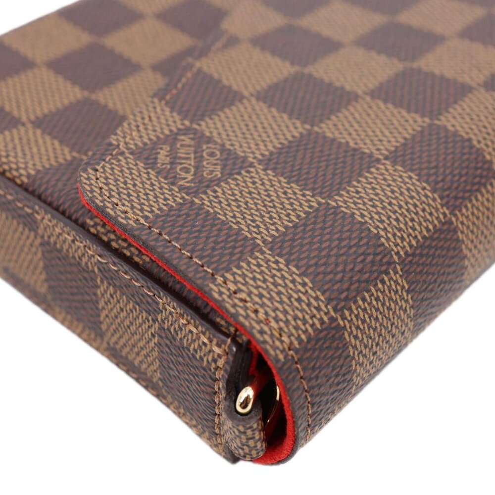 Louis Vuitton Felicie Pochette Damier Ebene Crossbody Bag Brown - Picture 7 of 13